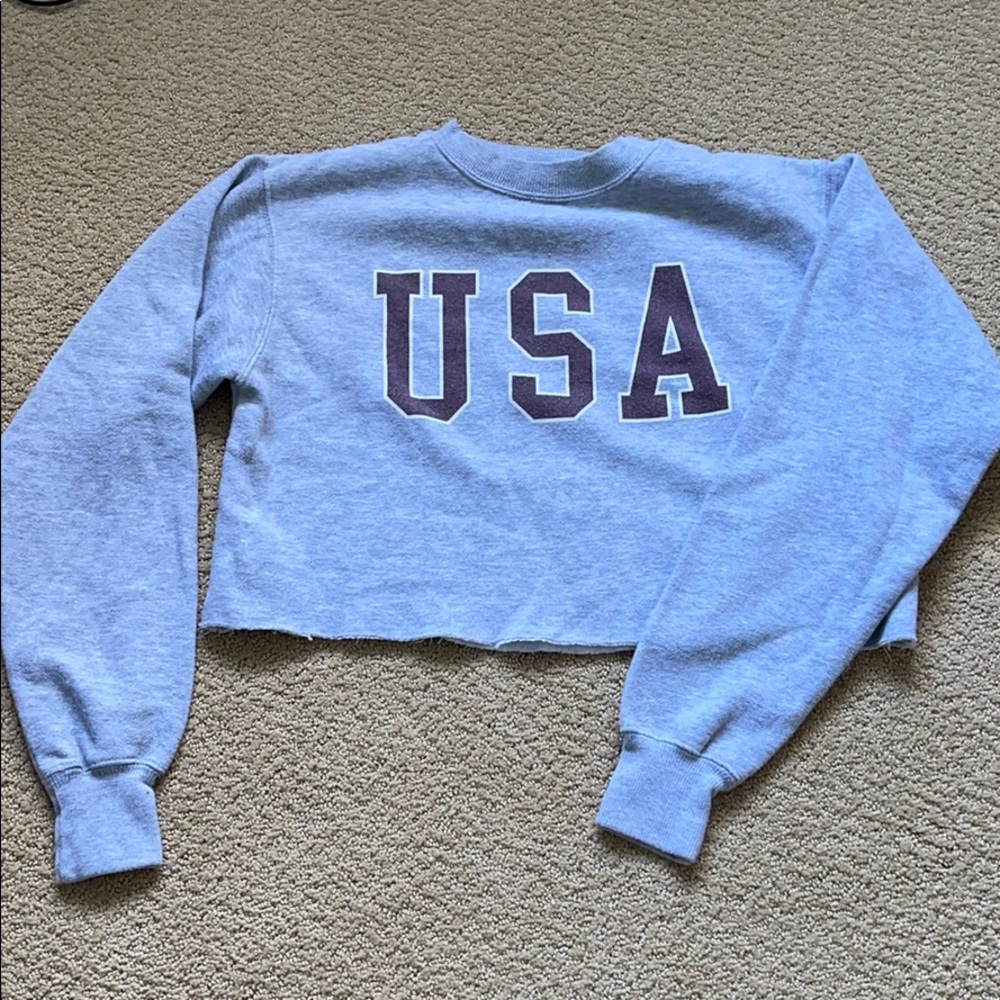 Women’s John Galt/Brandy USA Cropped Sweatshirt